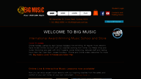 What Bigmusic.com.au website looked like in 2020 (4 years ago)