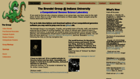 What Brendelgroup.org website looked like in 2020 (3 years ago)