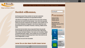 What Brendle-naturheilkunde.de website looked like in 2020 (4 years ago)