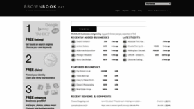 What Brownbook.net website looked like in 2020 (4 years ago)