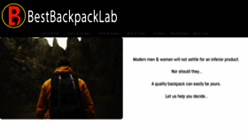 What Bestbackpacklab.com website looked like in 2020 (4 years ago)