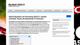 What Bigbash2016.com website looked like in 2020 (3 years ago)
