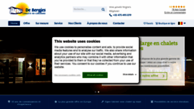 What Bergjes.be website looked like in 2020 (4 years ago)
