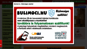 What Bulimoci.hu website looked like in 2020 (4 years ago)