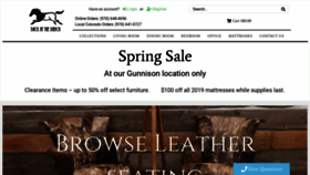 What Backattheranchfurniture.com website looked like in 2020 (5 years ago)