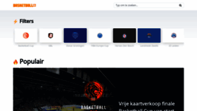 What Basketballplus.nl website looked like in 2020 (4 years ago)