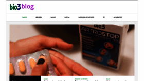What Bio3blog.com website looked like in 2020 (5 years ago)