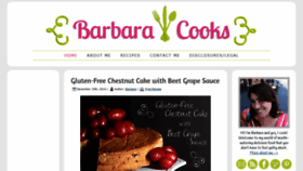 What Barbaracooks.com website looked like in 2020 (4 years ago)
