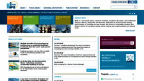 What Bpie.eu website looked like in 2020 (4 years ago)