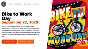 What Biketoworkday.us website looked like in 2020 (4 years ago)