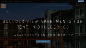 What Boulderviewapartments.com website looked like in 2020 (4 years ago)