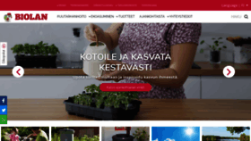 What Biolan.fi website looked like in 2020 (3 years ago)