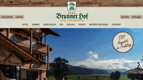 What Brunner-hof.de website looked like in 2020 (3 years ago)