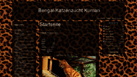 What Bengalkatzenzucht-kumari.de website looked like in 2020 (4 years ago)