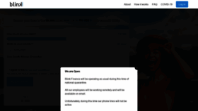 What Blinkfinance.co.za website looked like in 2020 (4 years ago)