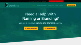 What Brandlance.com website looked like in 2020 (4 years ago)