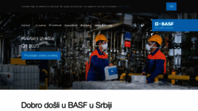 What Basf.rs website looked like in 2020 (4 years ago)