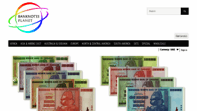 What Banknotesplanet.com website looked like in 2020 (4 years ago)