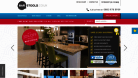 What Barstools.co.uk website looked like in 2020 (3 years ago)