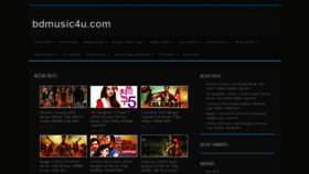 What Bdmusic4u.com website looked like in 2020 (3 years ago)