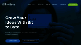 What Bittobyte.org website looked like in 2020 (4 years ago)
