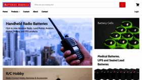 What Batteriesamerica.com website looked like in 2020 (4 years ago)