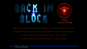 What Backinblock.com website looked like in 2020 (4 years ago)