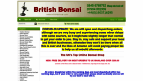 What Britishbonsai.co.uk website looked like in 2020 (3 years ago)