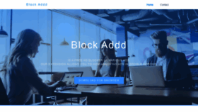 What Blockaddd.com website looked like in 2020 (4 years ago)
