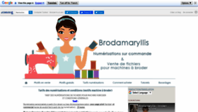 What Brodamaryllis.com website looked like in 2020 (4 years ago)