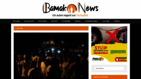 What Bamakonews.net website looked like in 2020 (4 years ago)
