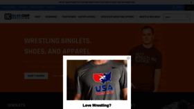 What Bluechipwrestling.com website looked like in 2020 (4 years ago)
