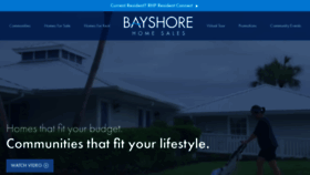 What Bayshorehomesales.com website looked like in 2020 (4 years ago)
