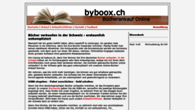 What Byboox.ch website looked like in 2020 (3 years ago)