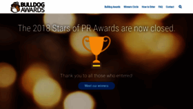 What Bulldogawards.com website looked like in 2020 (3 years ago)