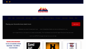 What Brassbandradio.co.uk website looked like in 2020 (4 years ago)