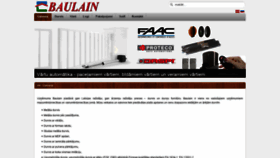 What Baulain.lv website looked like in 2020 (3 years ago)