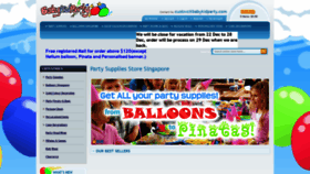 What Babykidparty.com website looked like in 2020 (3 years ago)