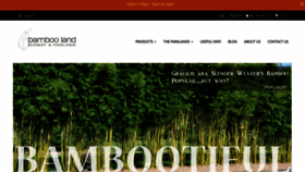 What Bambooland.com.au website looked like in 2020 (3 years ago)