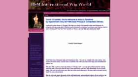 What Bsminternationalwigworld.com website looked like in 2020 (3 years ago)