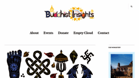 What Buddhistinsights.com website looked like in 2020 (4 years ago)