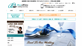 What Bluewhite.jp website looked like in 2020 (3 years ago)