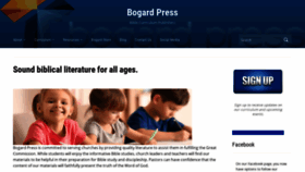 What Bogardpress.org website looked like in 2020 (3 years ago)