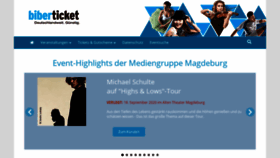 What Biberticket.de website looked like in 2020 (3 years ago)