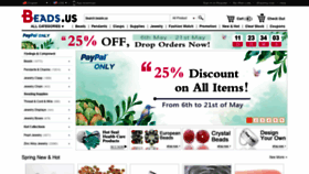 What Beads.us website looked like in 2020 (3 years ago)