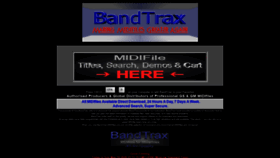 What Bandtrax.com.au website looked like in 2020 (3 years ago)