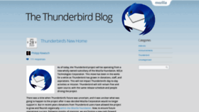 What Blog.thunderbird.net website looked like in 2020 (4 years ago)