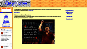 What Bayani.com website looked like in 2020 (3 years ago)