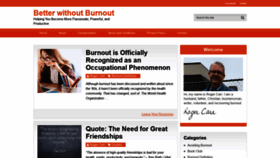 What Burnouttoolbox.com website looked like in 2020 (3 years ago)