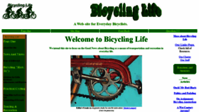 What Bicyclinglife.com website looked like in 2020 (3 years ago)